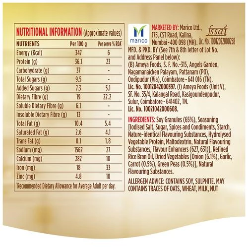 Saffola Soya Bhurji - Magic Masala, 35 g-9.webp